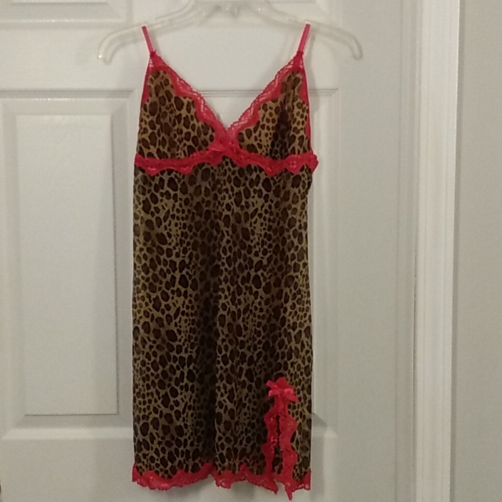 NEW Ladies Leopard Print Lingerie